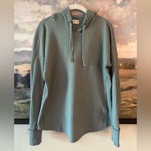 Abercrombie Hooded Drawstring Waffle Shirt